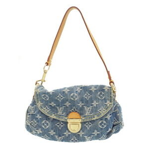 Louis Vuitton Monogram Denim Pleaty Semi Shoulder Bag